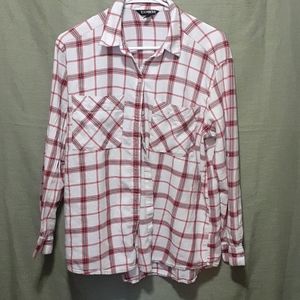Express Plaid Button Up